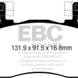 Load image into Gallery viewer, EBC 2019+ Genesis G70 2.0T Bluestuff Front Brake Pads - Main Product View