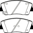 Load image into Gallery viewer, EBC 2019+ Genesis G70 2.0T Yellowstuff Front Brake Pads - Main Product View