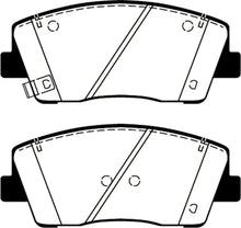Load image into Gallery viewer, EBC 2019+ Genesis G70 2.0T Yellowstuff Front Brake Pads - Main Product View