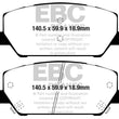 Load image into Gallery viewer, EBC 2019+ Hyundai Veloster (2nd Gen) 2.0L Turbo N Greenstuff Front Brake Pads - Side View