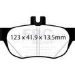 Load image into Gallery viewer, EBC 2019+ Mazda 3 (BP) 2.5L Greenstuff Rear Brake Pads - Main Product View