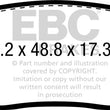Load image into Gallery viewer, EBC 2019+ Mercedes-Benz A220 Sedan (V177) 2.0L Turbo Redstuff Rear Brake Pads - Side View