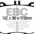 Load image into Gallery viewer, EBC 2019+ Mercedes-Benz CLS450 (C257) 3.0L Turbo Greenstuff Front Brake Pads - Main Product View