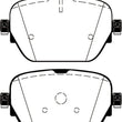 Load image into Gallery viewer, EBC 2019+ Mercedes-Benz CLS53 AMG (C257) 3.0L Turbo Yellowstuff Rear Brake Pads - Main Product View