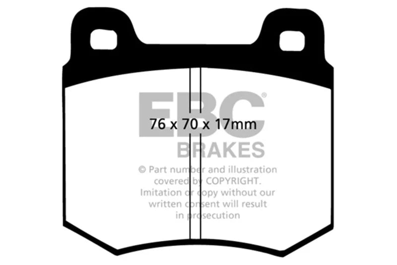 EBC 2019+ Ram Trucks 1500 (DT) Ultimax Front Brake Pads - Main Product View
