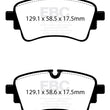 Load image into Gallery viewer, EBC 2020+ Audi A4 B9 2.0T Greenstuff Rear Brake Pads - Main Product View