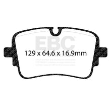 Load image into Gallery viewer, EBC 2020+ Audi A8 Quattro (D5) 3.0TT Yellowstuff Rear Brake Pads - Side View