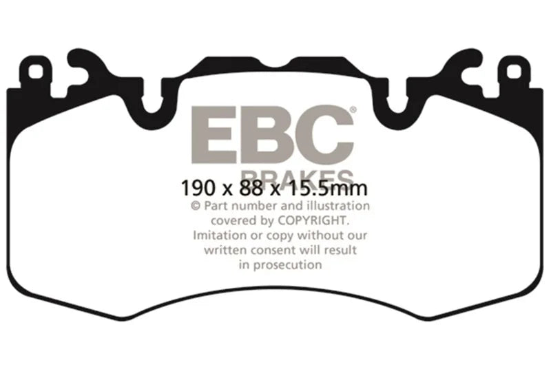 EBC 2020+ Land Rover Defender 90 Bluestuff Front Brake Pads - Main Product View