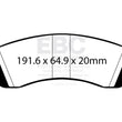 Load image into Gallery viewer, EBC 2020+ Ram 2500 HD 6.4L Greenstuff Rear Brake Pads - Main Product View