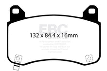 Load image into Gallery viewer, EBC 2020+ Tesla Model Y Yellowstuff Front Brake Pads - Side View