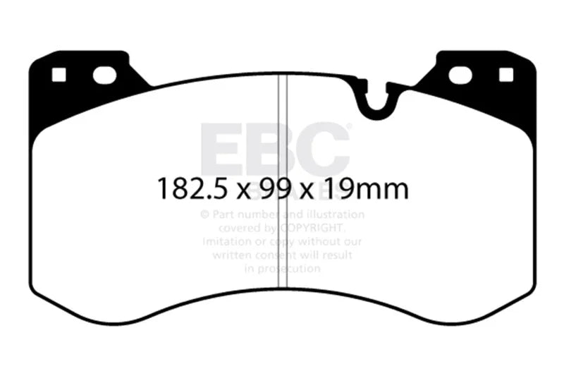 EBC 2021+ BMW M3/M4 3.0TT (G80/G82/G83) Bluestuff Front Brake Pads - Main Product View