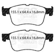 Load image into Gallery viewer, EBC 2021+ Ford Bronco Sport 1.5T Yellowstuff Front Brake Pads - Installation View