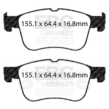 Load image into Gallery viewer, EBC 2021+ Ford Bronco Sport 1.5T Yellowstuff Front Brake Pads - Installation View