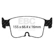 Load image into Gallery viewer, EBC 2022+ Audi A3 2.0T (40) Front Bluestuff Brake Pads - Detail View