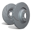 Load image into Gallery viewer, EBC 2022+ Nissan Rogue 1.5T Rear GD Sport Rotors - Side View