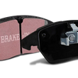Load image into Gallery viewer, EBC 2022+ Volkswagen GTi Mk8 2.0T Rear Ultimax Brake Pads - Side View