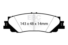 Load image into Gallery viewer, EBC 2024+ Lexus GX550 3.4TT Bluestuff Rear Brake Pads - Side View