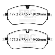 Load image into Gallery viewer, EBC 21-24 Jaguar E-Pace 2.0T Front Yellowstuff Brake Pads - Main Product View