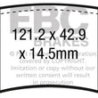 Load image into Gallery viewer, EBC 2016+ Lexus RX350 3.5L Greenstuff Rear Brake Pads - Main Product View