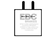 Load image into Gallery viewer, EBC 59-65 Aston Martin DB4 3.7 Convertible Greenstuff Front Brake Pads - Main Product View