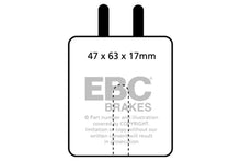 Load image into Gallery viewer, EBC 59-65 Aston Martin DB4 3.7 Vantage Redstuff Front Brake Pads - Main Product View