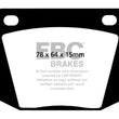 Load image into Gallery viewer, EBC 63-69 Ac Cobra 4.7 Greenstuff Front Brake Pads - Main Product View