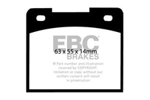 Load image into Gallery viewer, EBC 66-68 Volvo 140 1.8 Greenstuff Rear Brake Pads - Main Product View