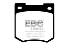 Load image into Gallery viewer, EBC 67-70 Ford Cortina 1.6 Yellowstuff Front Brake Pads - Main Product View