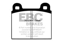 Load image into Gallery viewer, EBC 70-75 Alfa Romeo Montreal 2.6 Redstuff Front Brake Pads - Main Product View