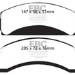 Load image into Gallery viewer, EBC 74-80 Chevrolet C30 (JB8) Greenstuff Front Brake Pads - Main Product View