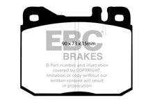 Load image into Gallery viewer, EBC 76-79 Mercedes-Benz 230 Redstuff Front Brake Pads - Side View