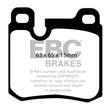 Load image into Gallery viewer, EBC 77-90 Porsche 911 3.3 Turbo Yellowstuff Rear Brake Pads - Main Product View
