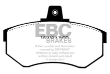 Load image into Gallery viewer, EBC 81-83 Audi 5000 2.1 Turbo Redstuff Front Brake Pads - Main Product View