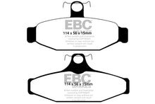 Load image into Gallery viewer, EBC 83-87 Chevrolet Corvette (C4) 5.7 Ultimax2 Rear Brake Pads - Side View