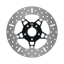 Load image into Gallery viewer, EBC 84-86 Harley Davidson Dyna FX/FXE/FXS Front Black Chrome Rotor