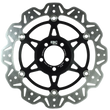 Load image into Gallery viewer, EBC 84-86 Honda VF 500 F Interceptor Front Left/Right Vee Floating Black Rotor
