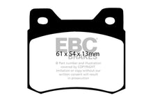 Load image into Gallery viewer, EBC 84-86 Mercedes-Benz 190/190E 2.3 Greenstuff Rear Brake Pads - Main Product View