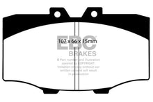 Load image into Gallery viewer, EBC 84-88 Toyota 4 Runner 2.4 Greenstuff Front Brake Pads - Main Product View
