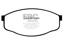 Load image into Gallery viewer, EBC 84-93 Toyota Pick-Up 1/2 Ton 2WD Greenstuff Front Brake Pads - Main Product View