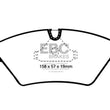 Load image into Gallery viewer, EBC 85-86 BMW 524 TD 2.4 TD (E28) Ultimax2 Front Brake Pads - Main Product View