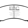 Load image into Gallery viewer, EBC 86-87 Nissan Pulsar NX 1.6 SE Greenstuff Front Brake Pads - Main Product View