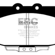 Load image into Gallery viewer, EBC 86-89 Mazda RX7 2.4 (1.3 Rotary)(Vented Rear Rotors) Yellowstuff Front Brake Pads - Main Product View