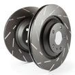 Load image into Gallery viewer, EBC 86-91 Porsche 928 5.0L USR Slotted Rear Rotors fits 1986-1991 Porsche 928 5.0L / 1986 Porsche 944 - Side View