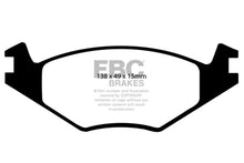 Load image into Gallery viewer, EBC 86-93 Volkswagen Cabriolet 1.8 Ultimax2 Front Brake Pads - Main Product View