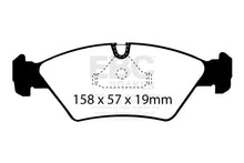 Load image into Gallery viewer, EBC 87-91 BMW M3 2.3 (E30) Yellowstuff Front Brake Pads - Side View