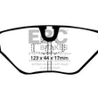 Load image into Gallery viewer, EBC 87-91 BMW M3 2.3 (E30) Yellowstuff Rear Brake Pads - Main Product View