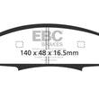 Load image into Gallery viewer, EBC 88-90 Buick Regal 2.8 Yellowstuff Front Brake Pads - Main Product View