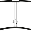 Load image into Gallery viewer, EBC 89-92 Ford Probe 2.2 Ultimax Rear Brake Pads - Side View