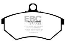 Load image into Gallery viewer, EBC 89-93 Volkswagen Corrado 1.8 Supercharged Ultimax2 Front Brake Pads - Main Product View