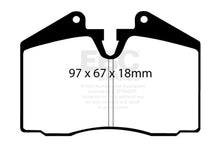 Load image into Gallery viewer, EBC 89-95 Ferrari 348 3.4 Bluestuff Front Brake Pads - Side View